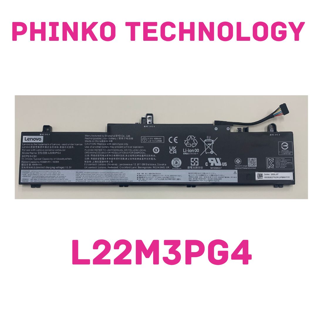 L22M3PG4 Laptop Battery For Lenovo ThinkPad E14 E16 L22B3PG4 L22X3PG4 L22D3PG4
