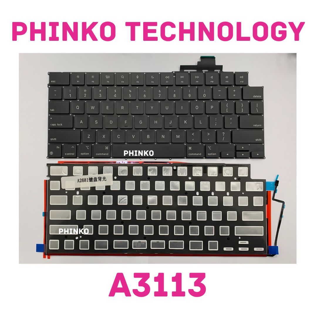 NEW US Backlit Keyboard For Apple MacBook Air 13" M2 A2681 M3 A3113 2022 2023