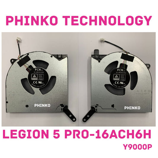 CPU Fan + GPU Fan For Lenovo Legion 5 Pro-16ACH6H 16ITH6H Y9000P R9000P 2021