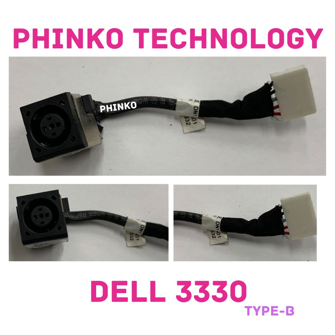 DC POWER JACK Socket Port CABLE FOR Dell Latitude 3330 GC2G4 0GC2G4 type-B