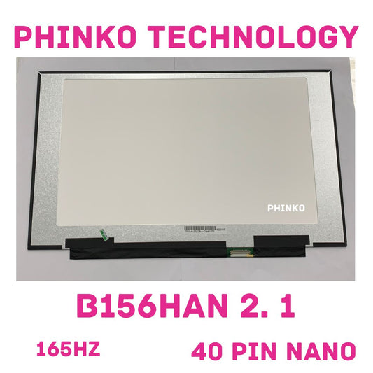 15.6" 165Hz eDP40 Pins Laptop LCD Screen NV156FHM-NY9 NV156FHM-NY7 B156HAN12.1