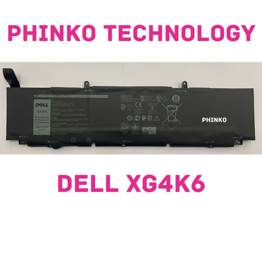 XG4K6 battery for DELL XPS 17 9700 Precision 5750 5760 5770 F8CPG 01RR3 3324J
