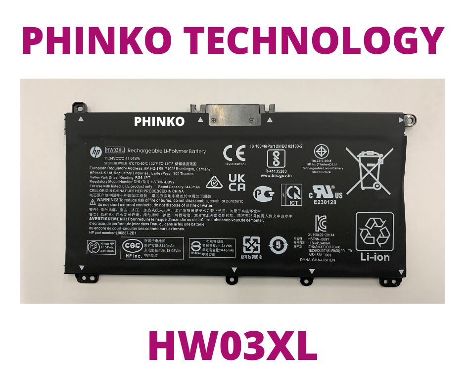 HW03XL Battery for HP Pavilion 15-EG 15-EH L96887-541 L97300-005
