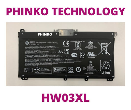 HW03XL Battery for HP Pavilion 15-EG 15-EH L96887-541 L97300-005