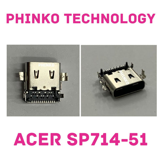 For Acer Spin 7 SP714-51 SP714-51-M4YD Type-C USB Charging Port DC IN Jack