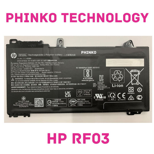 RF03XL Battery HP ProBook 430 440 445 450 455 G6 G7 445R 455R G6 45Wh