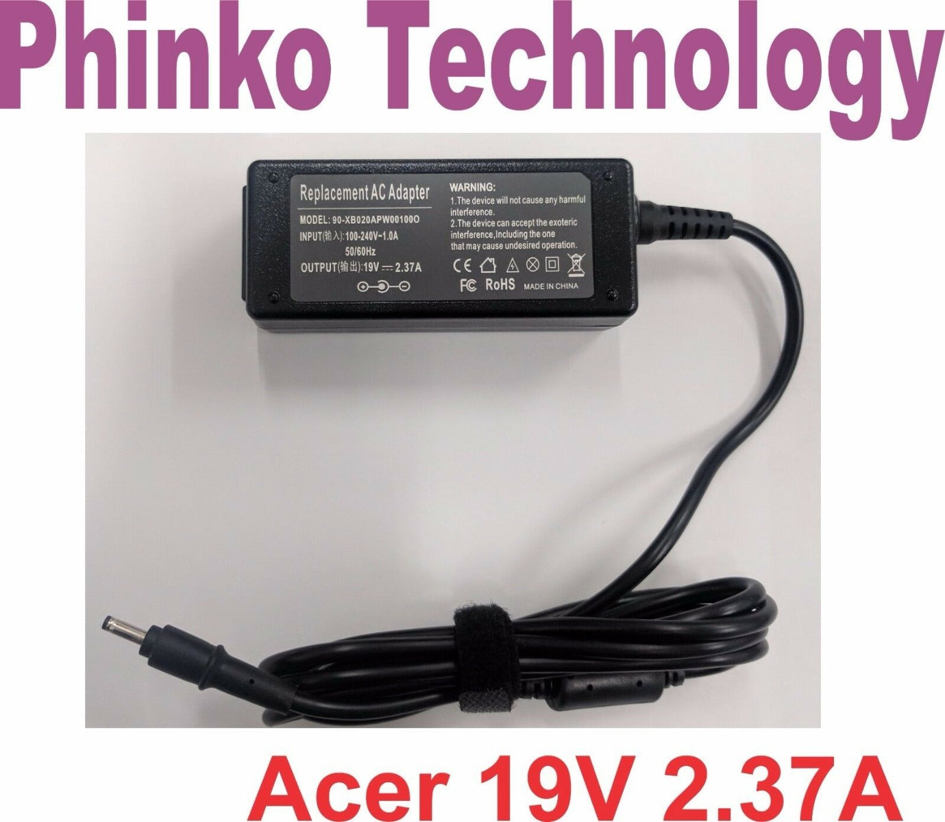 Genuine Adapter Power Charger for Acer Aspire 5 A515-54 A515-54G series + cord