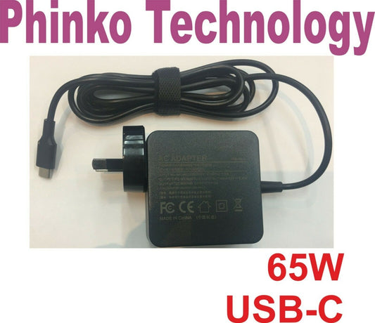 AC Adapter Type C 65W for Asus UX481FL Zenbook Duo 14" Full HD Laptop