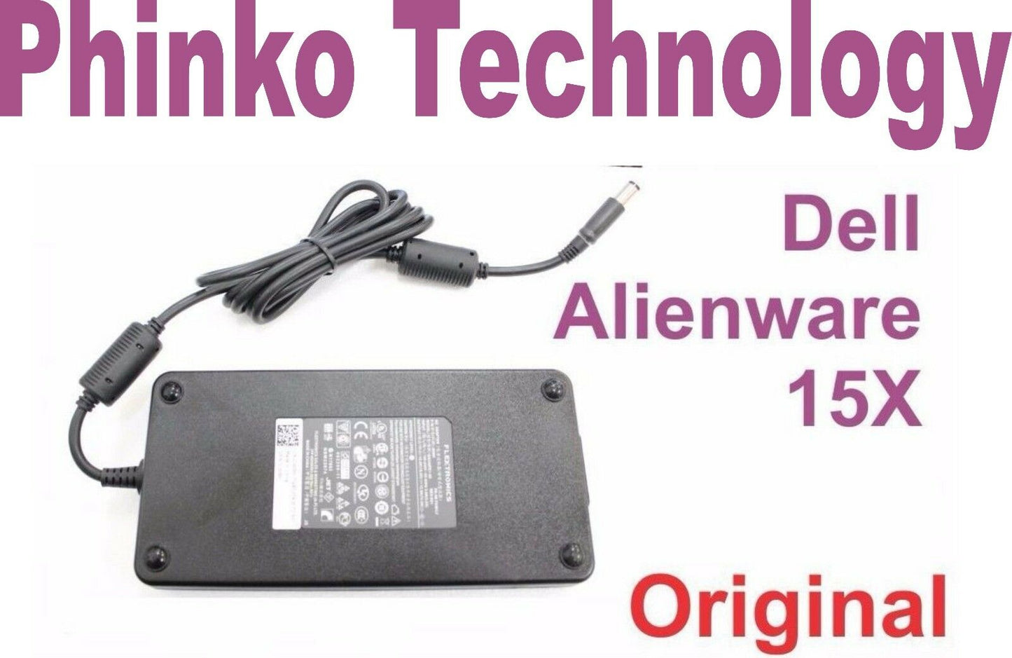 Genuine Dell 240W AC Adapter Charger Alienware 15 R1 R3 P42F P69F 19.5v 12.3a