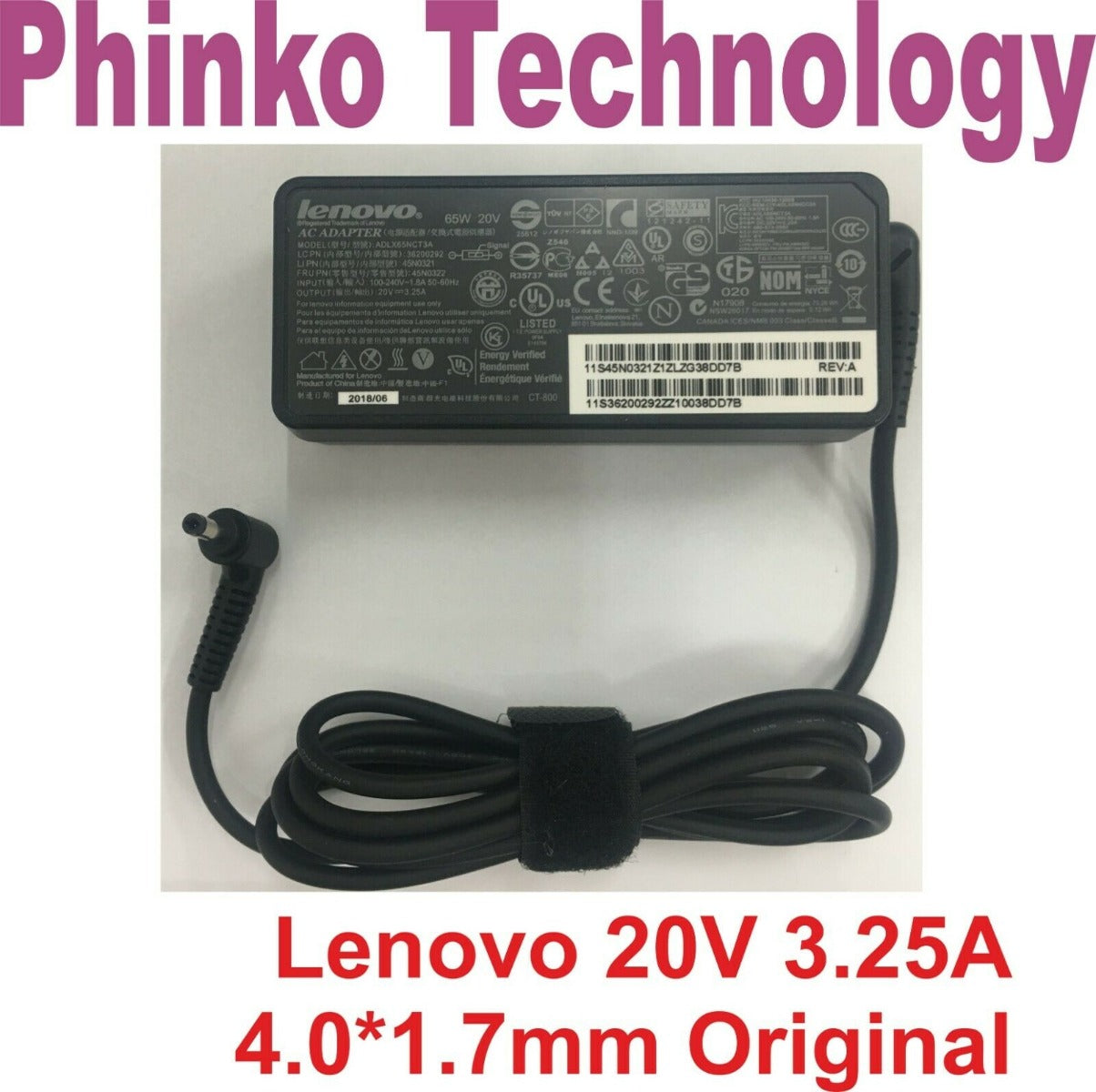 Genuine Lenovo IdeaPad 110-17IKB 110-17ISK 130-14IKB 130-15IKB Adapter Charger