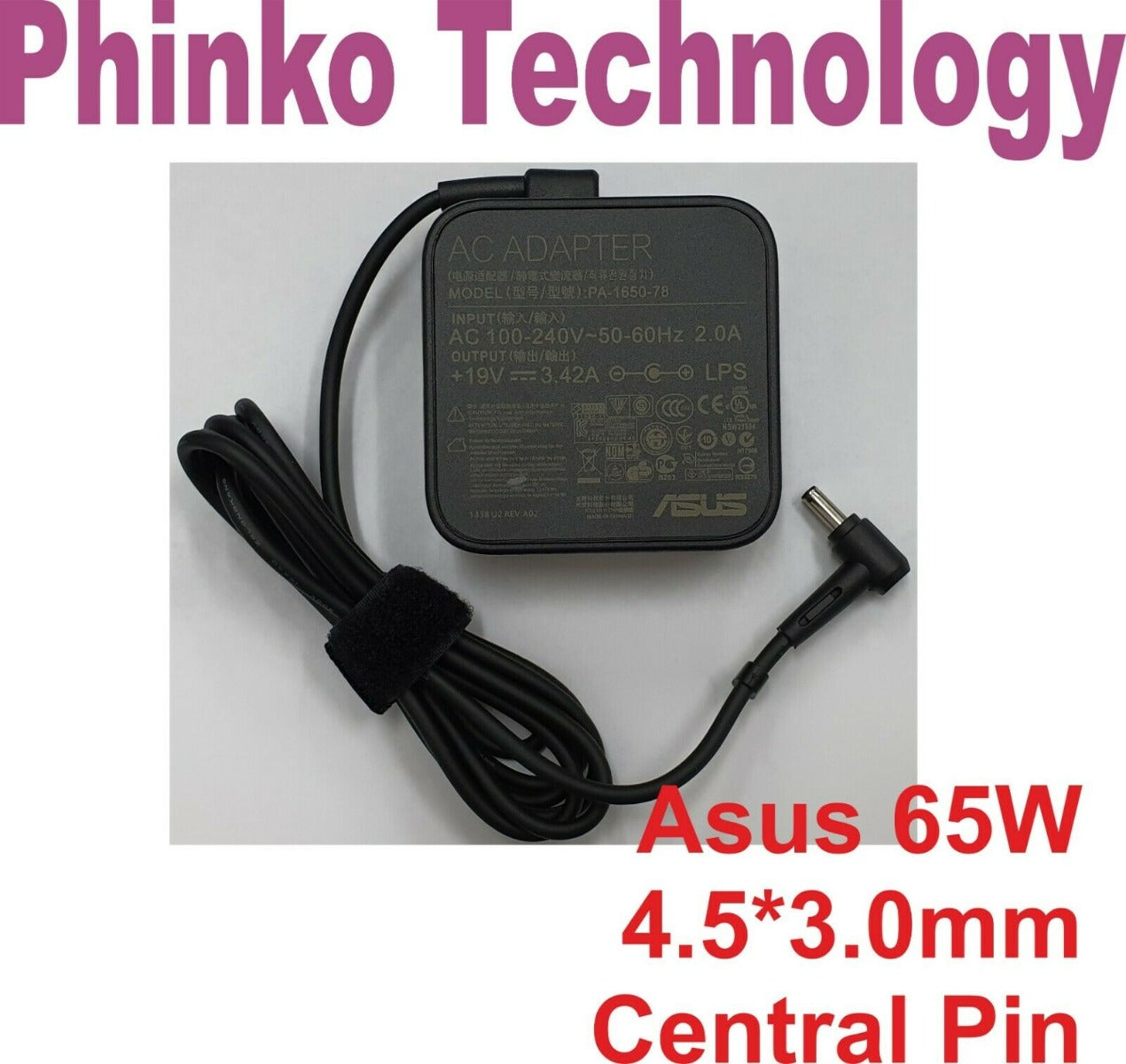 Original 19.5V 3.42A 65W Charger for Asus ZenBook UX481 charger 19v 3.42a