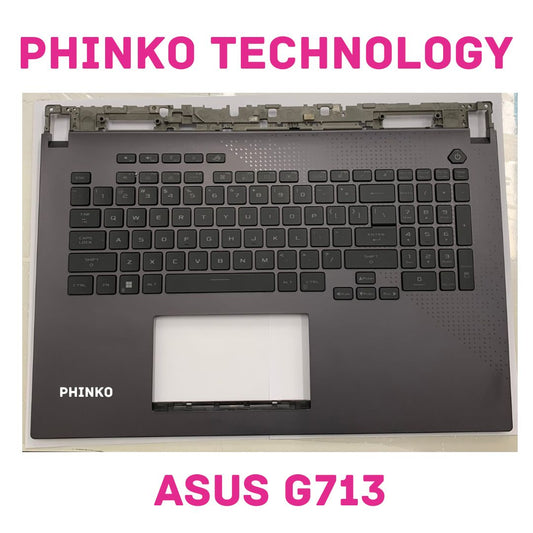 NEW For ASUS ROG Strix G17 G713 G713QY Palmrest w/ Backlit Keyboard Gray (2022)