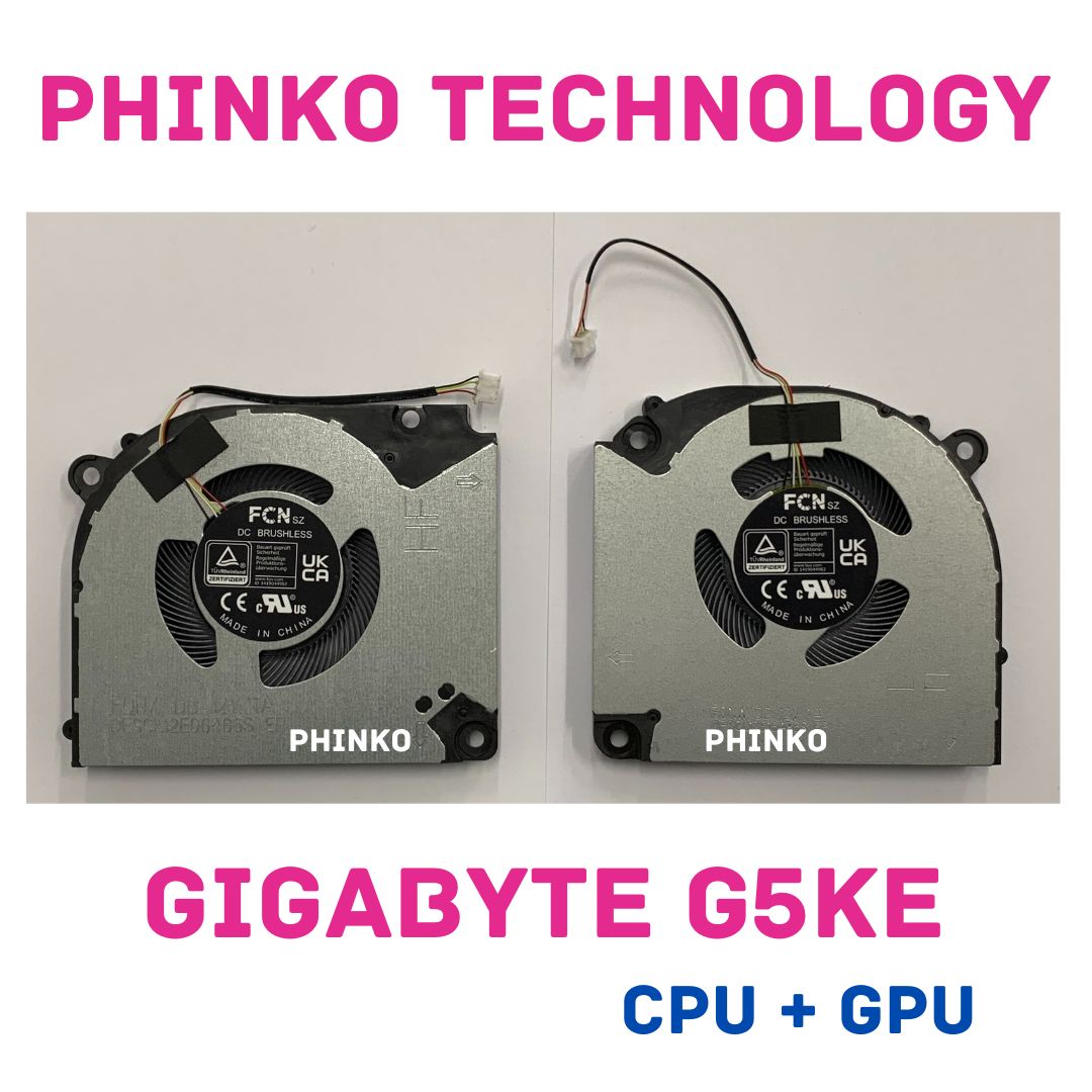CPU+GPU Cooling Fan for Gigabyte G5 KE G5 KF G5KE G5KF RC55 Gaming Laptop