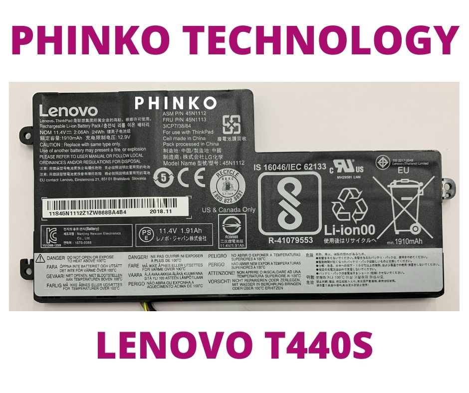 Battery For Lenovo Thinkpad 45N1773 internal T440 T440s S540 X240 x250