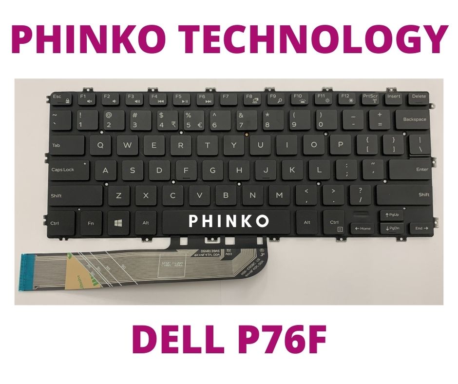 Keyboard for Dell Inspiron P76F P76F001 P77F P77F001 - US English