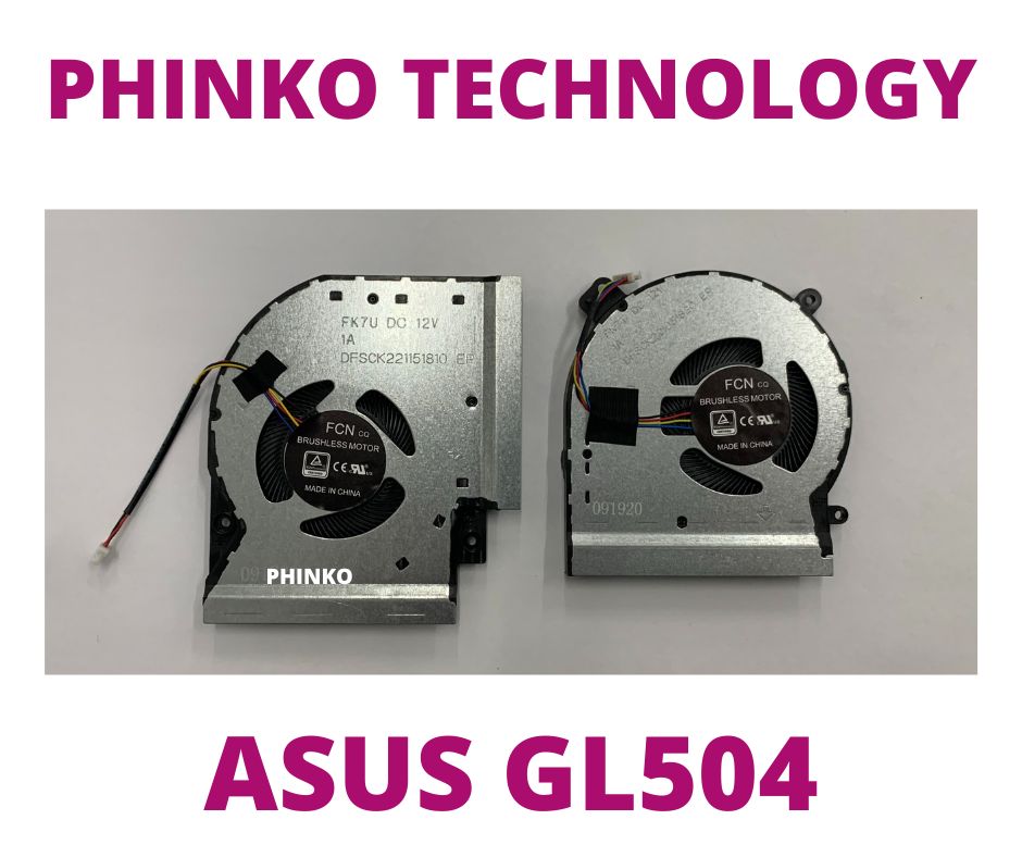 NEW CPU+GPU Cooling Fan For Asus ROG Strix SCAR II GL504 GL504G GL504GS GL504GM