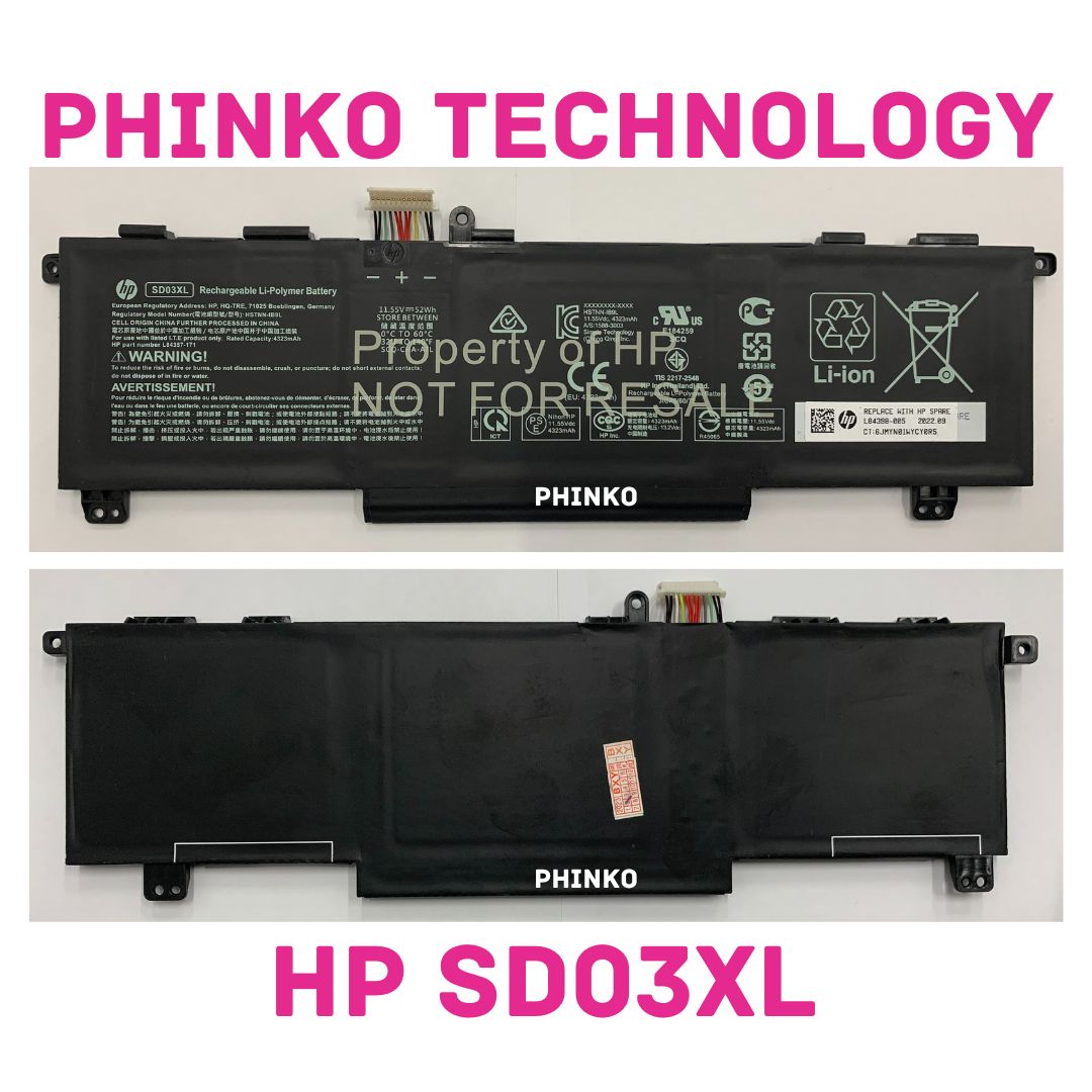 HP Chromebook 13 G1 SD03XL OEM Battery for L84357-AC1 L84394-005