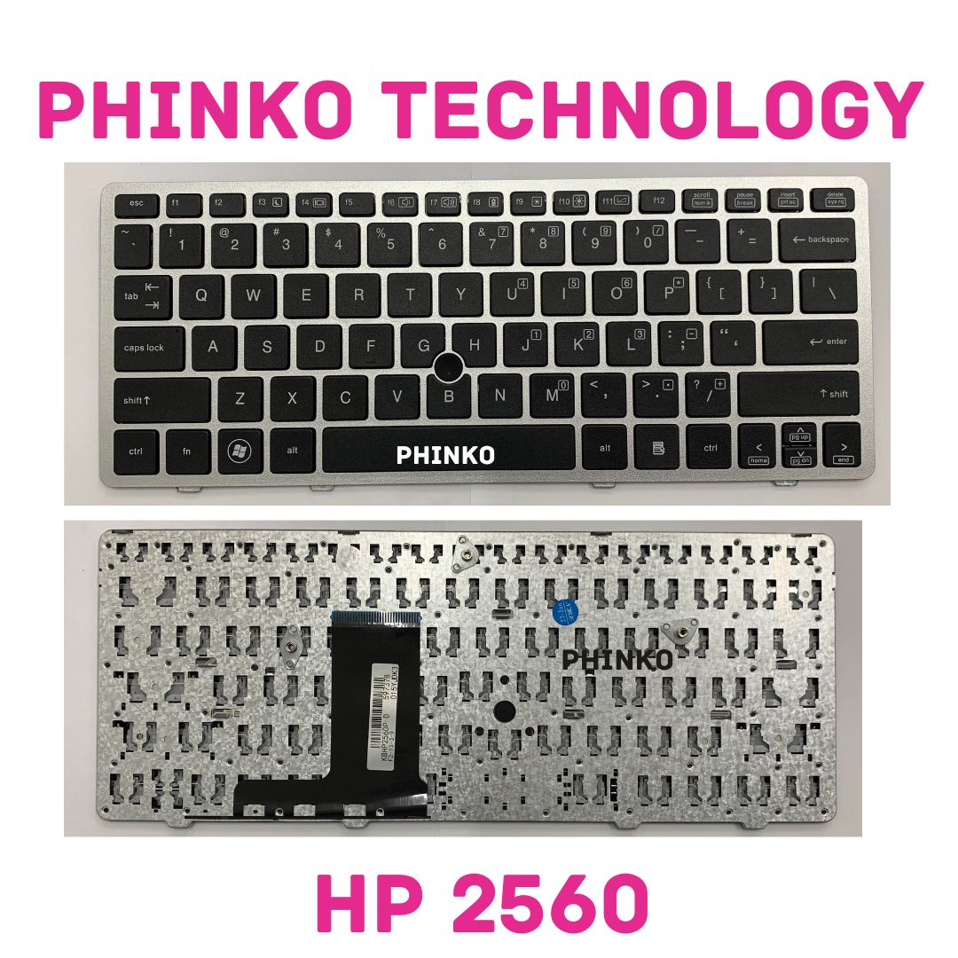 US Keyboard for HP Elitebook 2560 2560p 2570 2570P