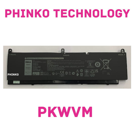 New PKWVM Laptop Battery for Precision 7550 7560 7750 7760 Series 95Wh/11.4V