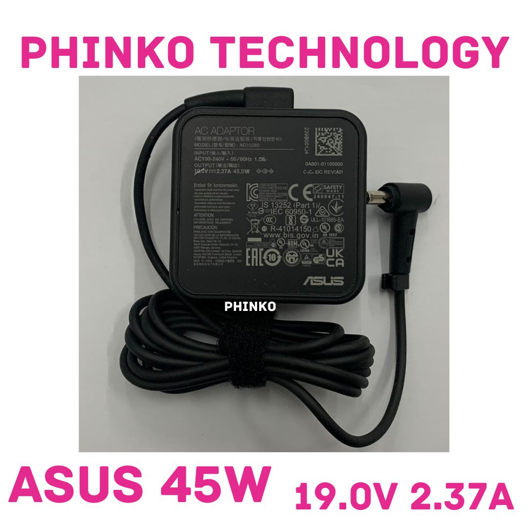 Genuine 19V 2.37A AD102800A001-01103400 For Asus 45w 4.5mm*3.0mm with cental pin