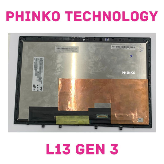 LCD Screen Display for Lenovo ThinkPad L13 Gen 3 NV133WUM-N42 5D11D34354