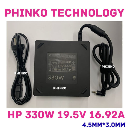 HP 330W AC Adapter Power Supply Charger 19.5V 16.92A 4.5mm*3.0mm M34603-001