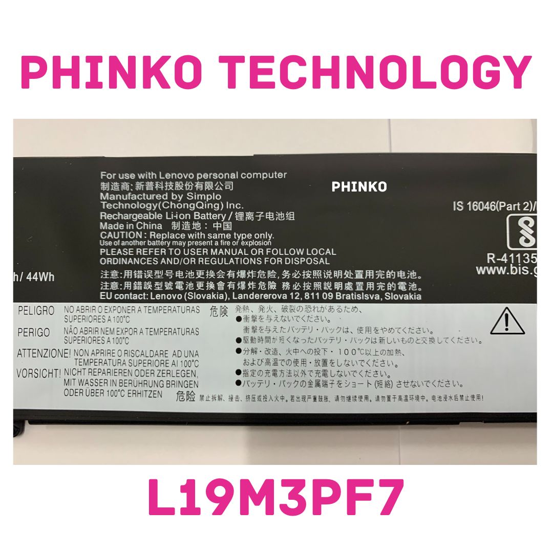 L19L3PF3 L19M3PF7 L19D3PF4 Laptop Battery For Lenovo Ideapad Creator 5-15IMH05