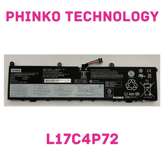 Genuine Battery L17M4P72 L17C4P72 For Lenovo ThinkPad P1 X1 Extreme 1st 2nd Gen