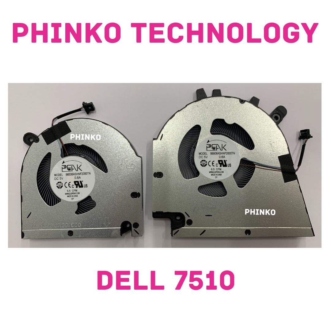New for DELL Inspiron 15 7510 Plus 7510 Inspiron 16 7610 CPU / GPU Cooling Fan