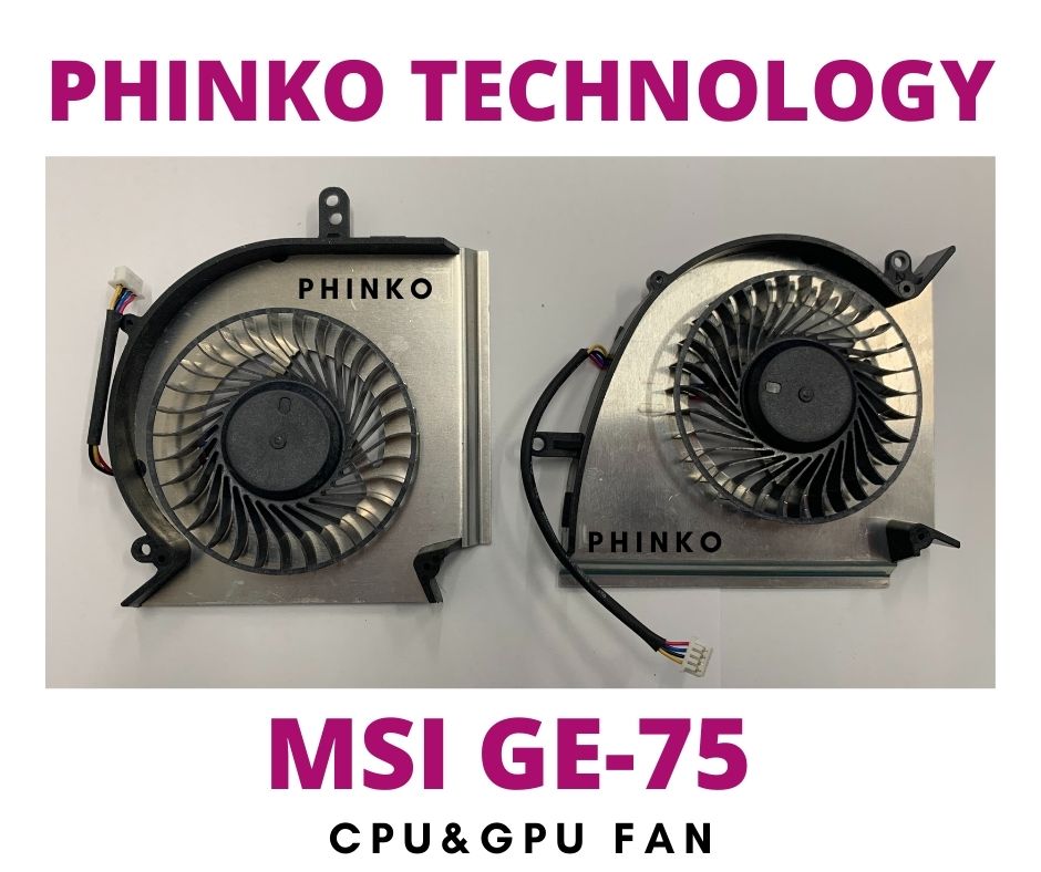 CPU GPU Cooling Fan For MSI Raider GE73 GE75 Raider N414 N417 MS-17E2