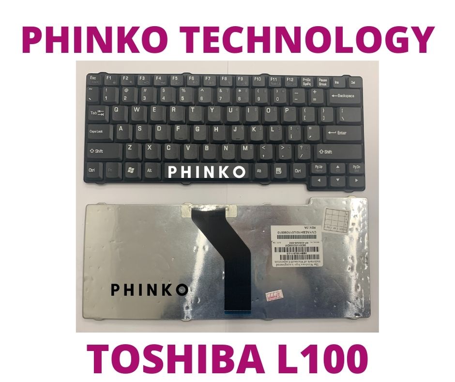 USED Keyboard for Toshiba Satellite L100 Black US