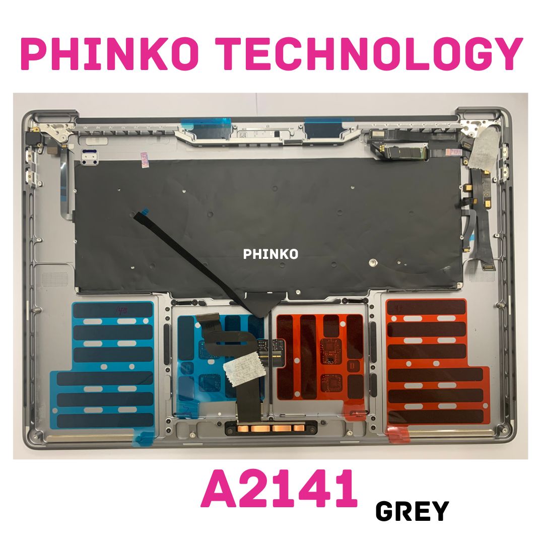 A2141 Top Case Palmrest Keyboard Touch Pad Touch Bar Fan MacBook Pro 16" GREY ID-336570363468