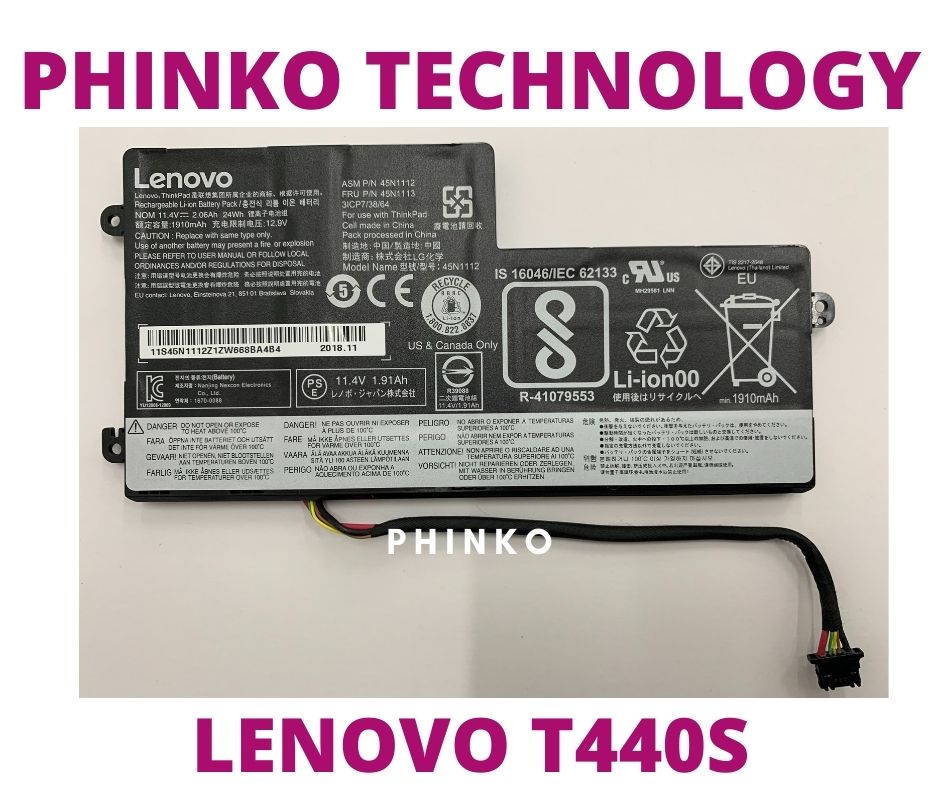 Battery For Lenovo Thinkpad 45N1773 internal T440 T440s S540 X240 x250