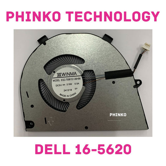 Dell Insprion 16 5620 5625 16-5620 15-5625 CPU Cooling Fan