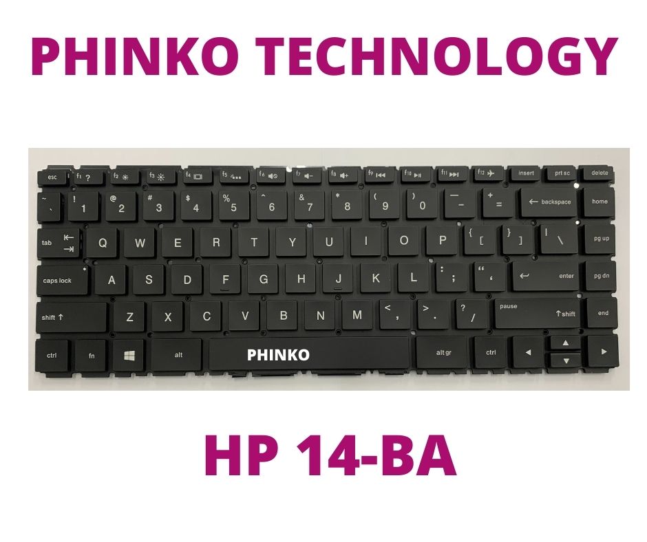 Keyboard for HP Pavilion x360 14-bs 14-ba 14-bw 14-dh Series Black WITH BACKLIT