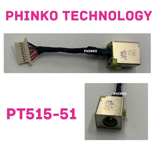 Acer Predator Triton 500 PT515-51 DC Power Jack Charging Port Cable 180W