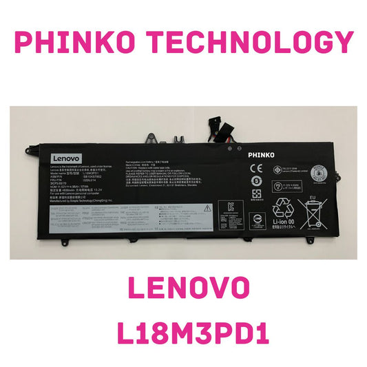 ORIGINAL 18C3PD1 L18M3PD1 Battery For Lenovo ThinkPad T490s L18L3PD1 L18M3PD2