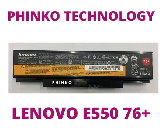 NEW 76+ Genuine 45N1759 45N1760 45N1762 Battery LENOVO ThinkPad E550 E555 E560
