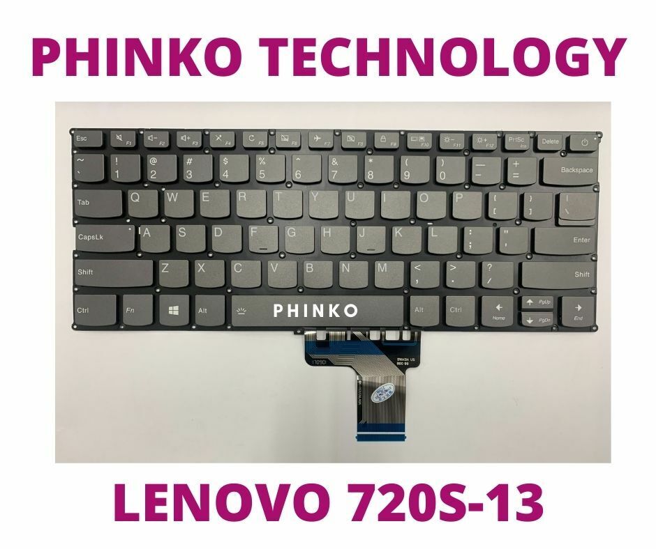 Keyboard for Lenovo IdeaPad 720S-13 720S-13IKB 720S Black US BackLight