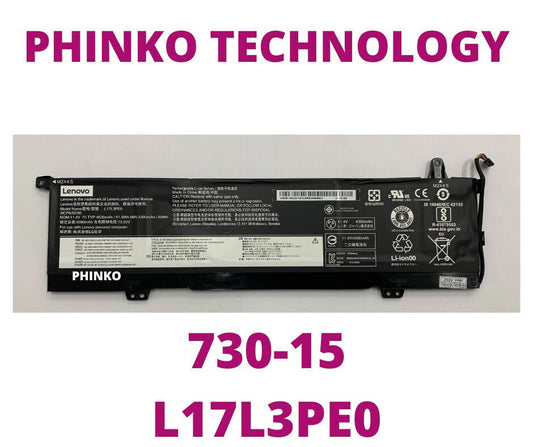 NEW Original L17L3PE0 L17C3PE0 Battery for Lenovo Yoga 730-15IKB 730-15IWL