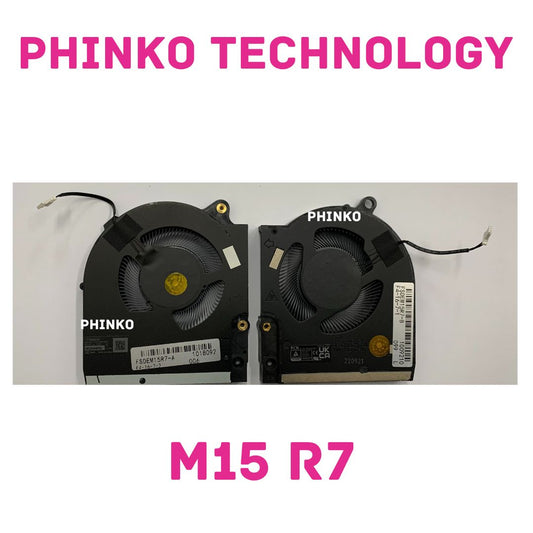 NEW CPU GPU Cooling Fan For DELL Alienware M15 R7 Left Right 12V P109F ONE PAIR