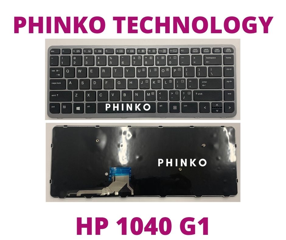 HP Elitebook Folio 1040 G1 G2 English Layout Laptop Black Full Keyboard