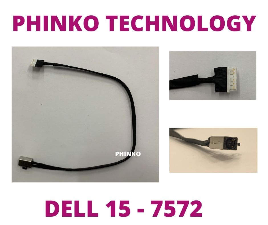 For Dell Inspiron 15 7572 7560 15-7572 15-7560 DC Power Jack Cable