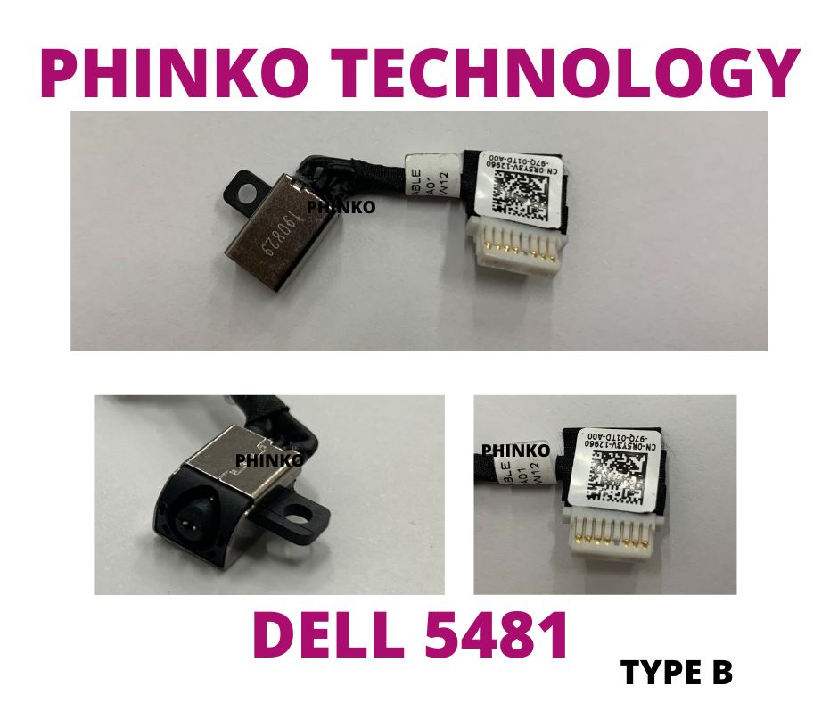 for Dell Inspiron 5481 P93G P93G001 DC Power Jack TYPE B