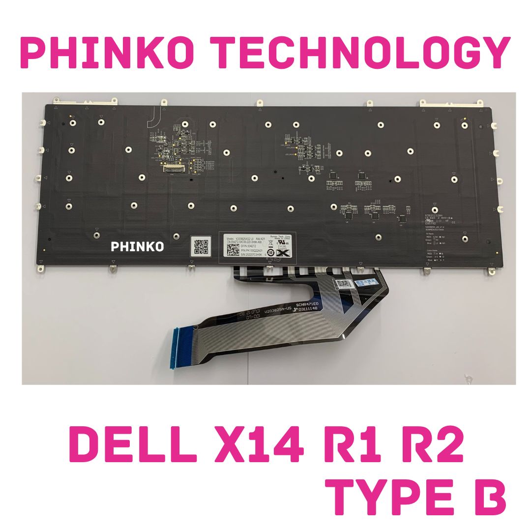 Dell Alienware X14 R1 R2 / Alienware X17 R1 R2 Laptop Keyboard US Backlit TYPE:B