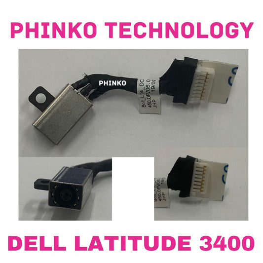 NEW DC Power Jack Socket Charging Port Cable For Dell Latitude 3400 3500