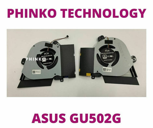 New Asus ROG Zephyrus GU502G GU502GV GU502GW GU502GU CPU+GPU Cooling Fan 12V 1A