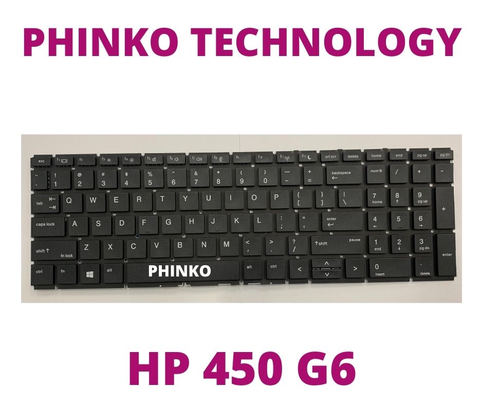 Keyboard for HP Probook 450 G6 455 G6 455R G6 450 G7 455 G7 455R G7 Non Backlit