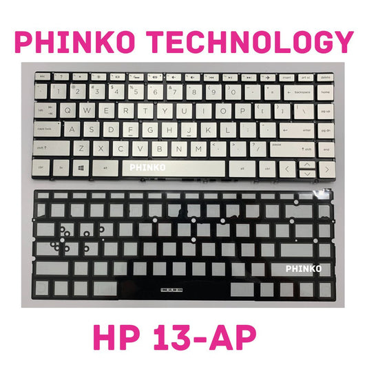 Keyboard for HP Spectre x360 13-AG 13-AD 13-AH 13-AE 13-AP with Backlit SILVER