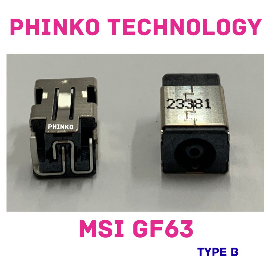 DC Power Jack Socket Port for MSI GF63 Thin 9SC 9RCX 9SCXR 9SCSR MS-16R3 Laptop